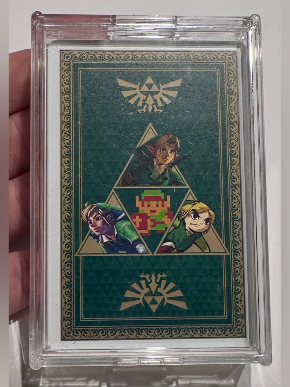 Nintendo Green & Gold Zelda Triforce Playing Cards